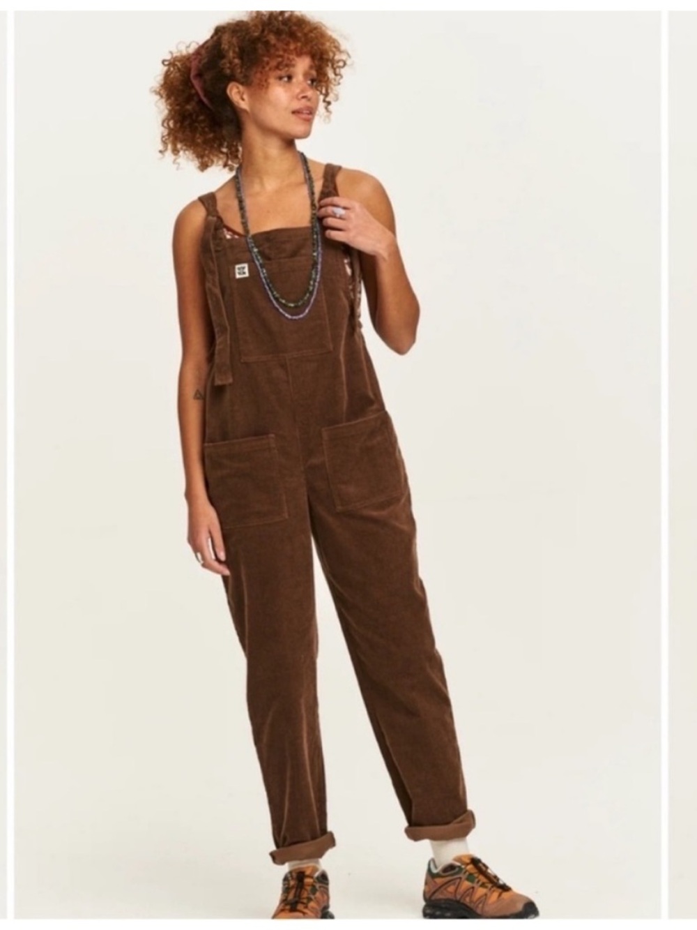 Lucy & Yak Brown Corduroy Overalls